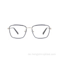 Leseblas schwarzer Spektakel Mann Frau Metall Optische Brille Rahmen Brillen Brillen